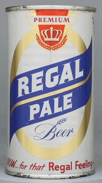 Regal Pale Beer Flat Top Can