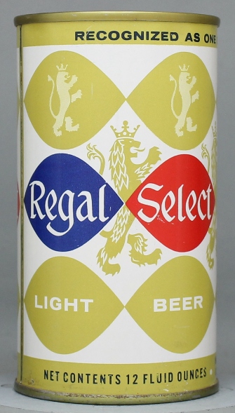 Regal Select Light Beer Flat Top Can