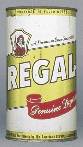 Regal Genuine Lager Beer Flat Top Can