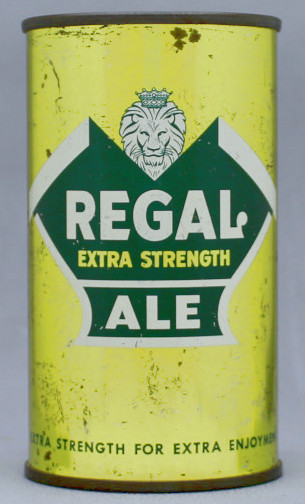 Regal Extra Strength Ale Flat Top Can