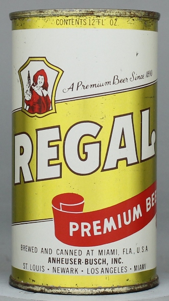 Regal Premium Beer Flat Top Can