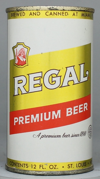 Regal Premium Beer Flat Top Can