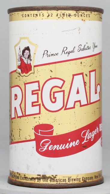 Regal Genuine Lager Beer Flat Top Can