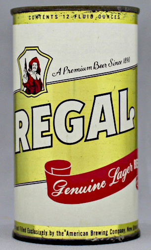 Regal Genuine Lager Beer Flat Top Can