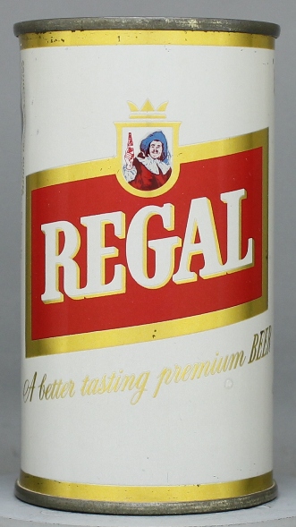 Regal Beer Flat Top Can