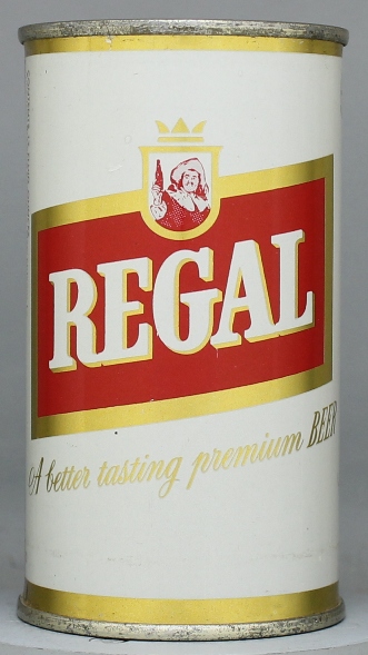 Regal Premium Beer Flat Top Can
