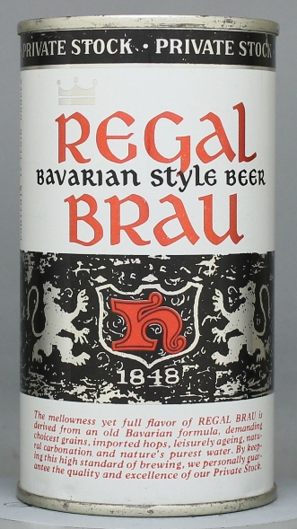 Regal Brau Bavarian Style Beer Flat Top Can