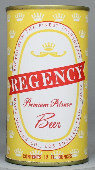 Regency Premium Pilsner Beer Flat Top Can