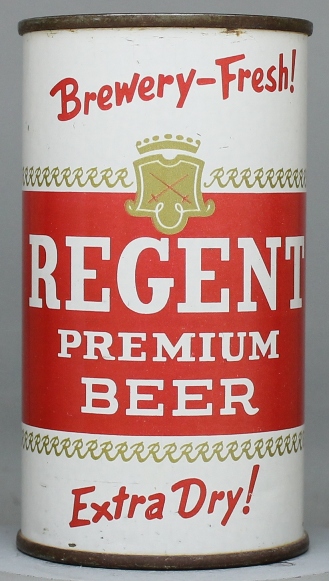 Regent Premium Beer Flat Top Can