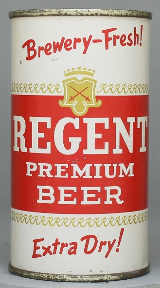 Regent Premium Beer Flat Top Can