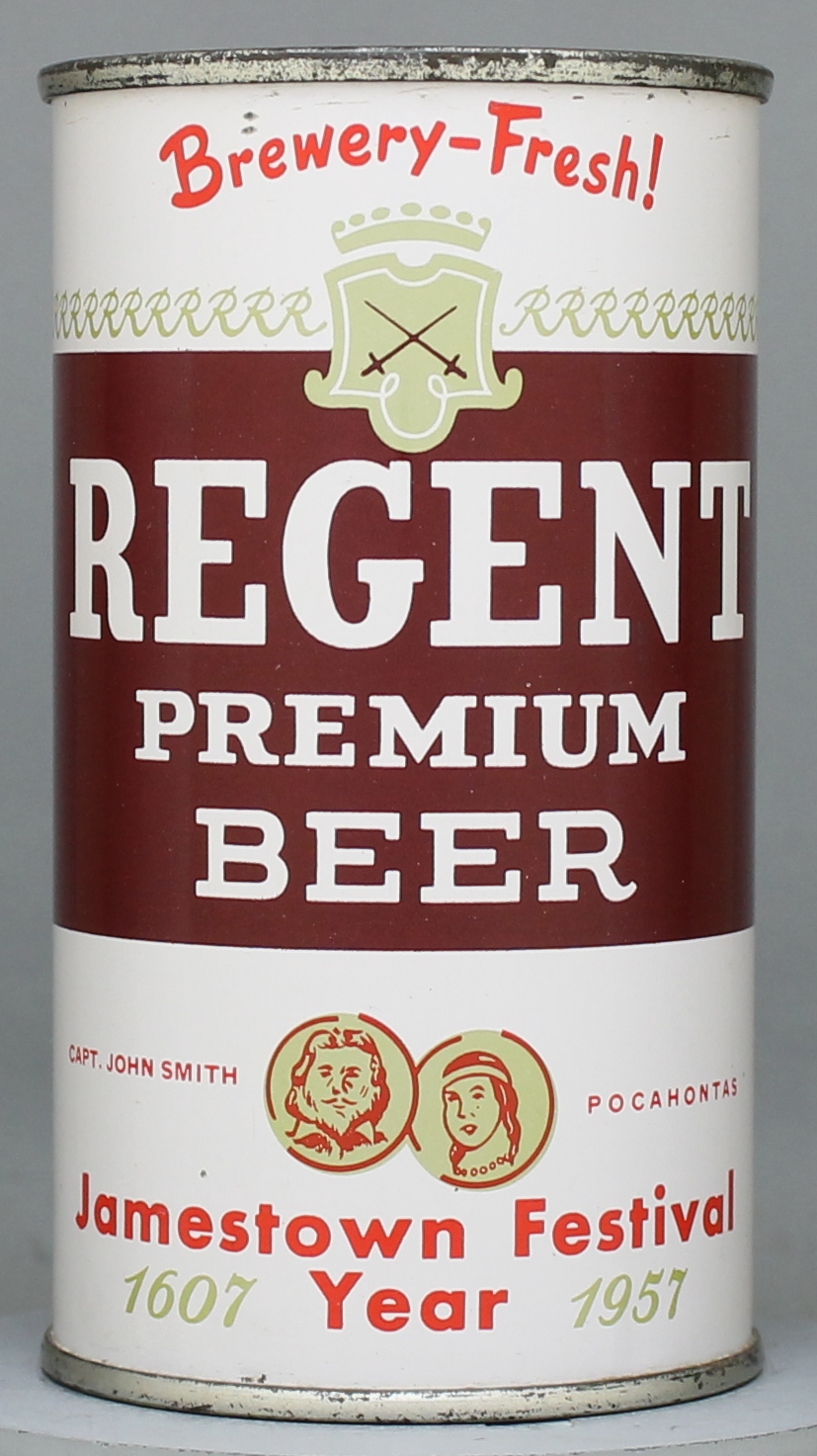 Regent Premium Quality Beer Flat Top Can
