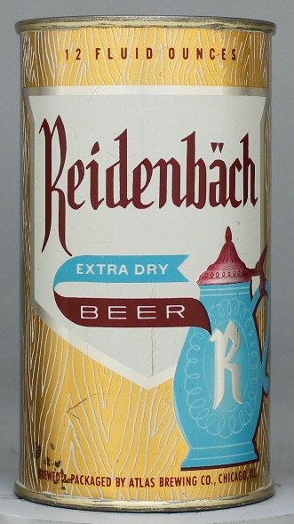 Reidenbach Extra Dry Beer Flat Top Can
