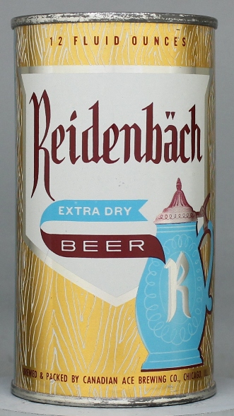 Reidenbach Extra Dry Beer Flat Top Can