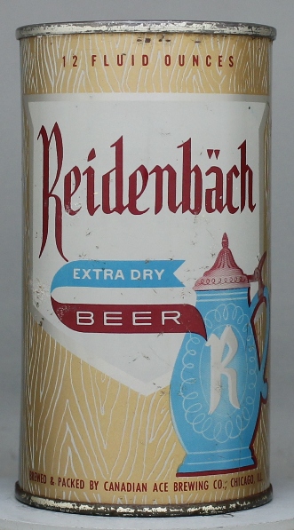 Reidenbach Extra Dry Beer Flat Top Can