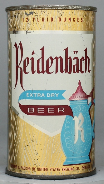 Reidenbach Extra Dry Beer Flat Top Can