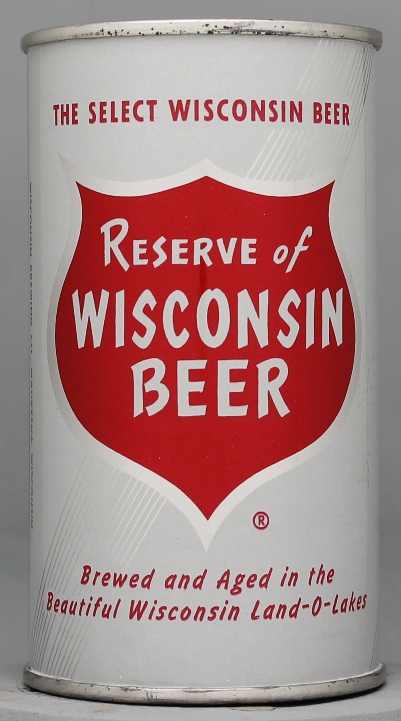 Reserve Of Wisconsin Beer Flat Top Can