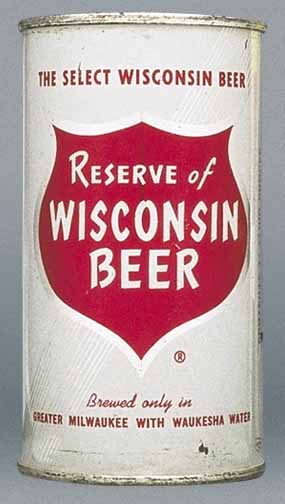 Reserve Of Wisconsin Beer Flat Top Can