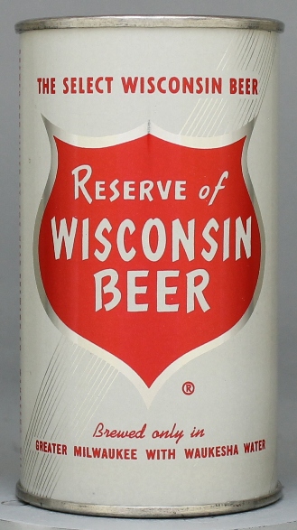 Reserve Of Wisconsin Beer Flat Top Can
