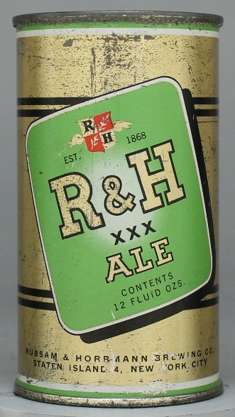R & H XXX Ale Flat Top Can