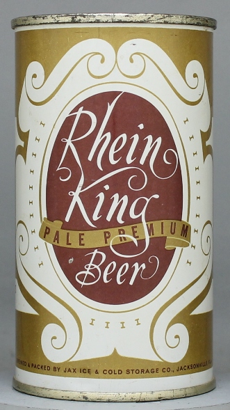 Rhein King Beer Flat Top Can