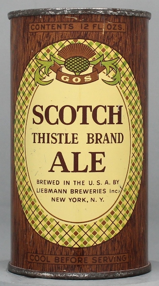 Rheingold Thistle Brand Ale Flat Top Can