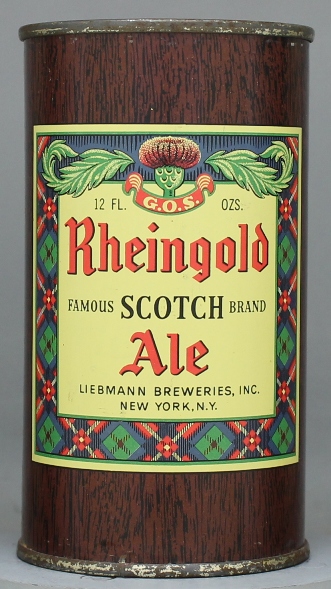 Rheingold Scotch Brand Ale Flat Top Can