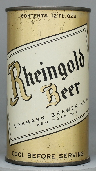 Rheingold Beer Flat Top Can