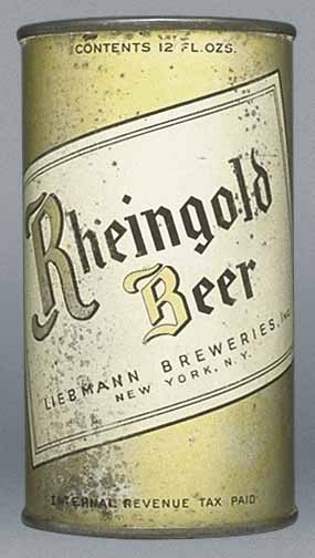 Rheingold Beer Flat Top Can