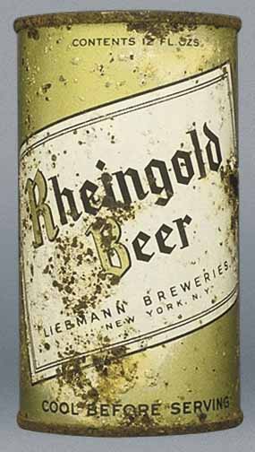 Rheingold Beer Flat Top Can