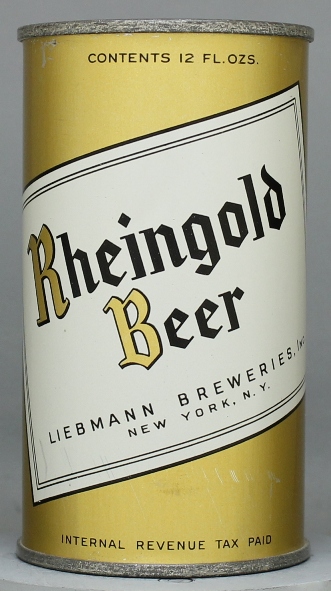 Rheingold Beer Flat Top Can