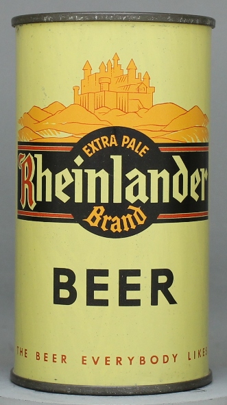 Rheinlander Brand Extra Pale Beer Flat Top Can