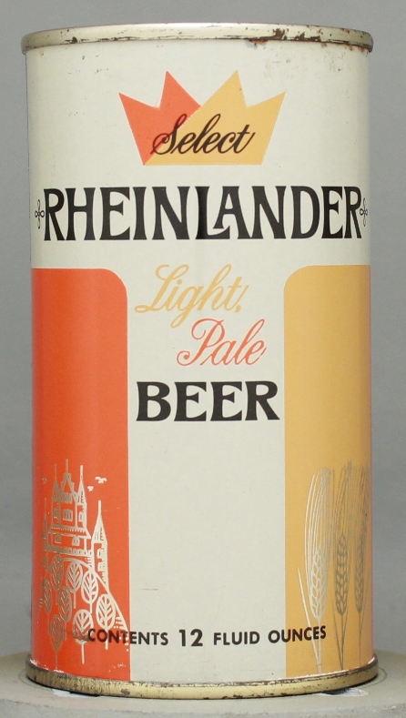 Rheinlander Light Pale Beer Flat Top Can