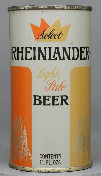 Rheinlander Light Pale Beer Flat Top Can