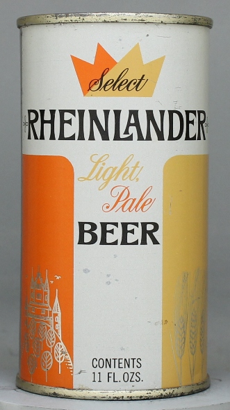 Rheinlander Extra Pale Beer Flat Top Can