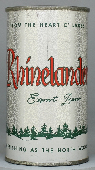 Rhinelander Export Beer Flat Top Can