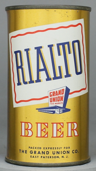 Rialto Beer Flat Top Can