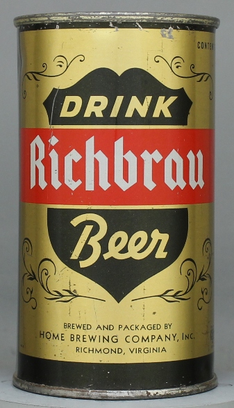 Richbrau Premium Beer Flat Top Can