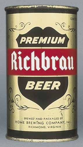 Richbrau Premium Beer Flat Top Can