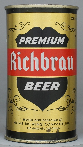 Richbrau Premium Beer Flat Top Can
