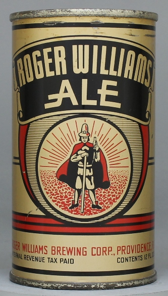 Roger Williams Ale Flat Top Can