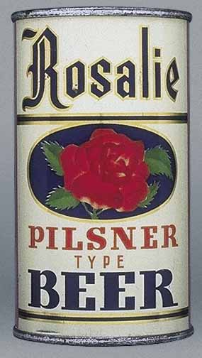 Rosalie Pilsner Beer Flat Top Can