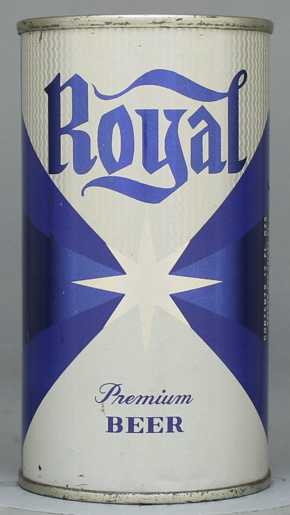 Royal Premium Beer Flat Top Can