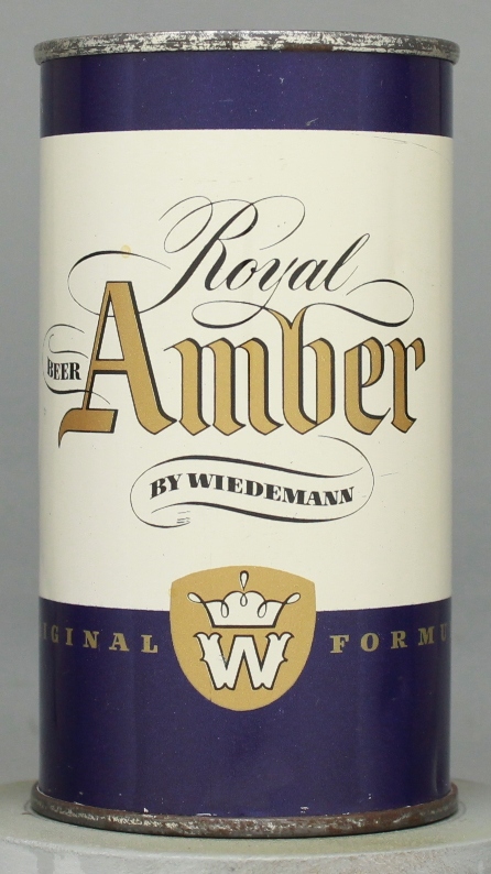 Royal Amber Beer Flat Top Can