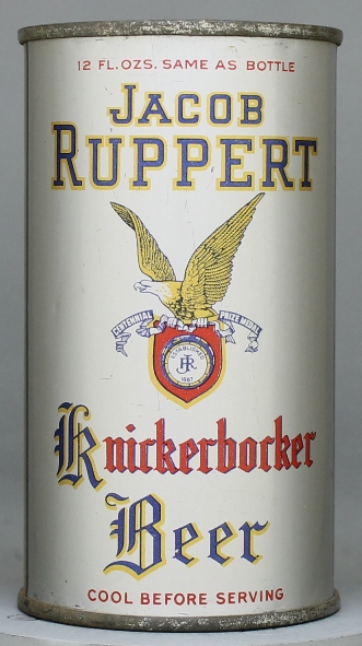 Ruppert Knickerbocker (jacob) Beer Flat Top Can