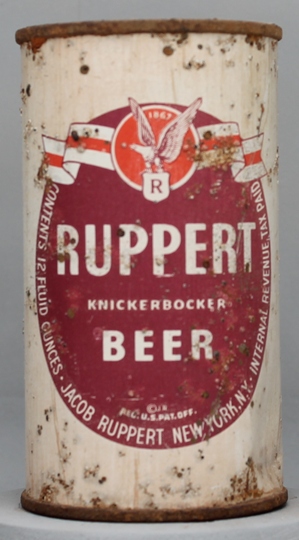Ruppert Knickerbocker Beer Flat Top Can
