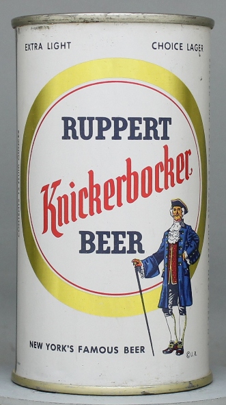 Ruppert Knickerbocker Beer Flat Top Can