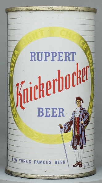 Ruppert Knickerbocker Beer Flat Top Can