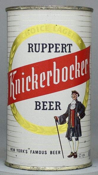 Ruppert Knickerbocker Beer Flat Top Can