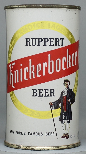 Ruppert Knickerbocker Beer Flat Top Can
