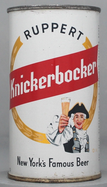 Ruppert Knickerbocker Beer Flat Top Can